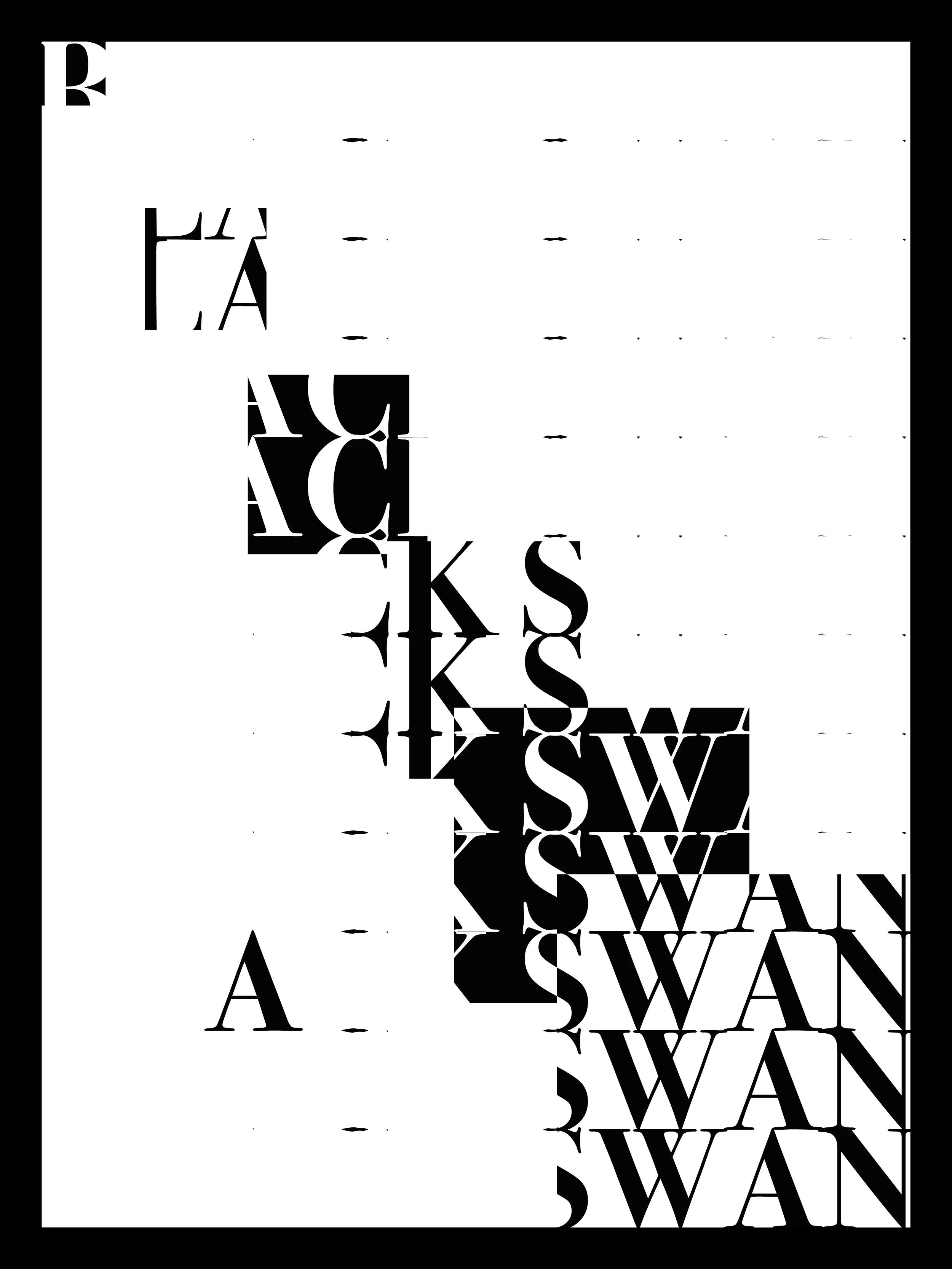 Black Swan — visual research and experimental 3D modelling