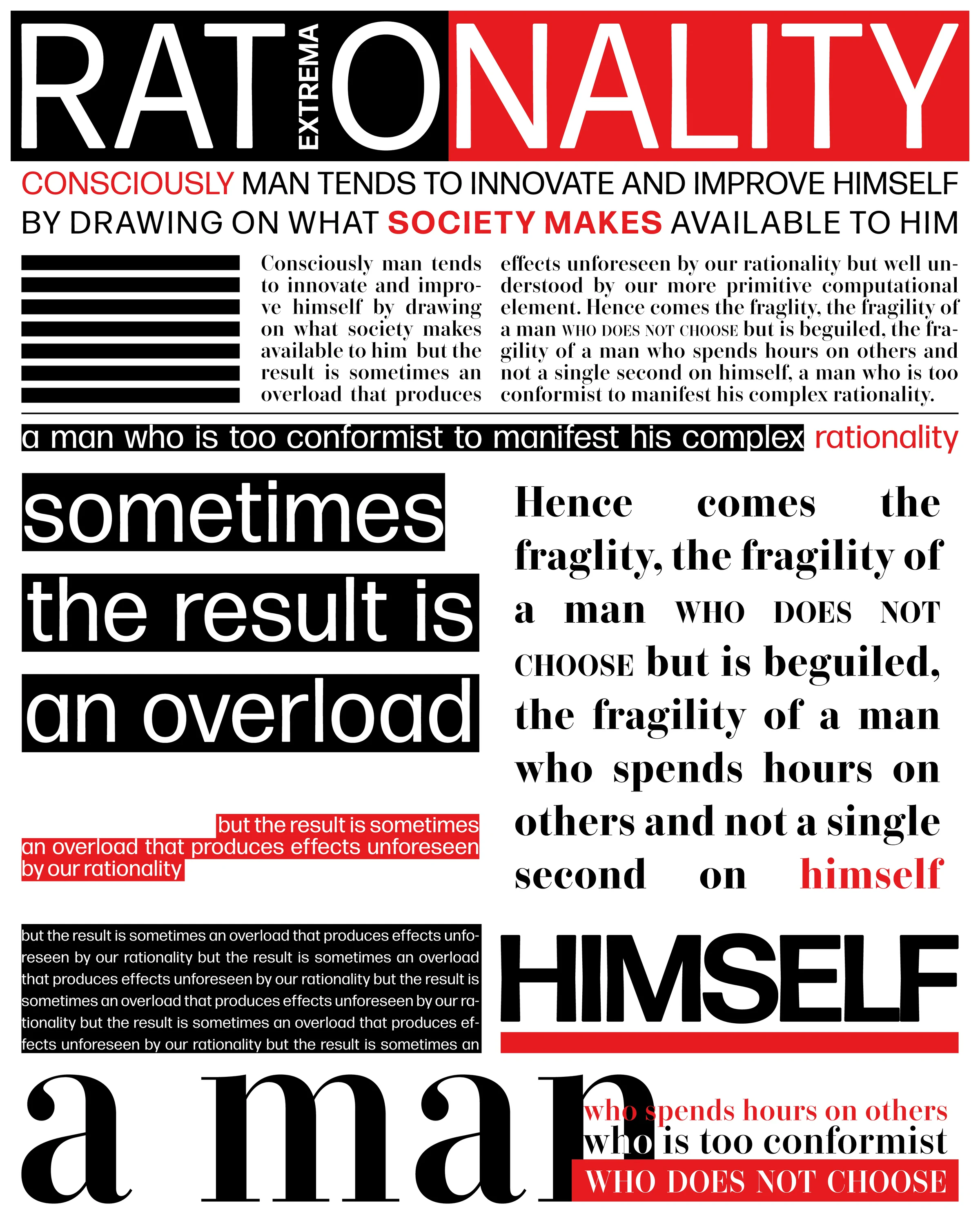 Newspaper — experimental editorial grid and layout